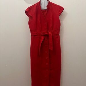 Calvin Klein Button-Ip Sheath Dress